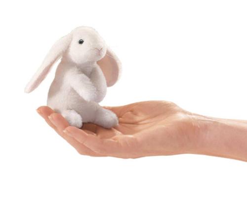 Pack of 4 Mini Lop Ear Rabbit Finger Puppets