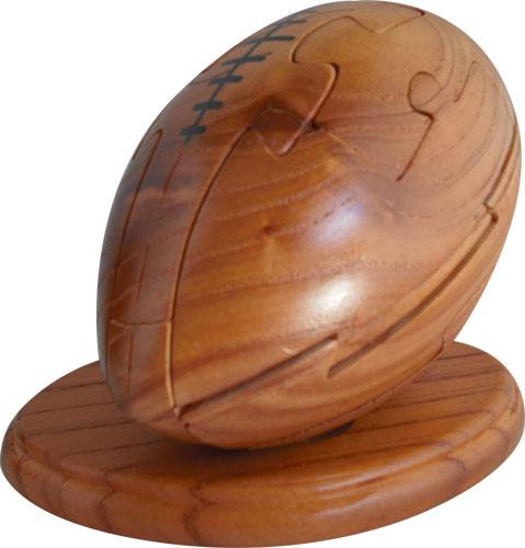 Montreal Wooden Rugby Ball Mindteaser Puzzle