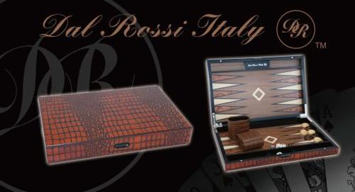 Wooden Crocodile Engraved Design Backgammon 15