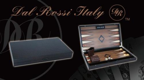 Dark Wooden Crocodile Engraved Design Backgammon 15