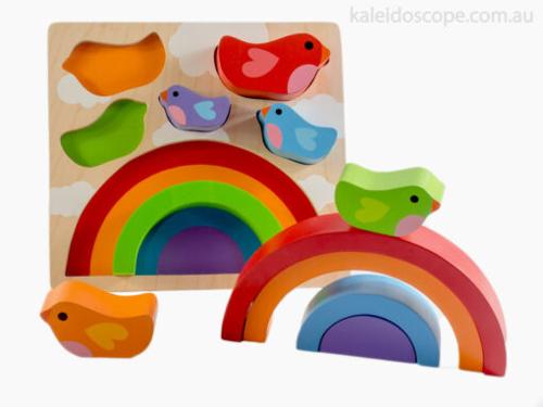 Bird And Rainbow Puzzle