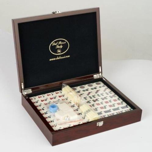 Dal Rossi Italy, Mahjong 29cm – in Mahogany Finish Case
