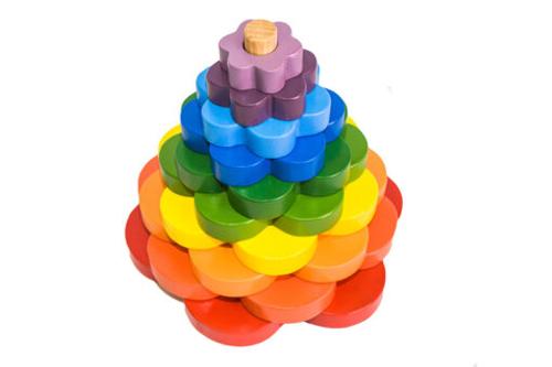 Stacking flowers (18x18x18cm)
