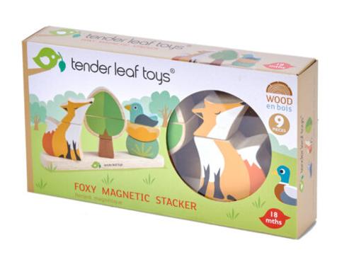 Magnetic Foxy Stacker Puzzle
