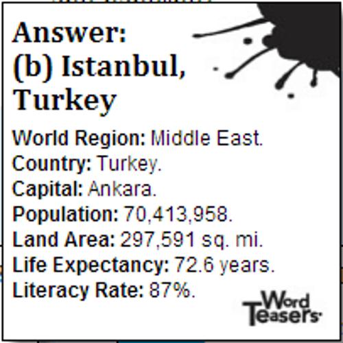 Word Teasers World Geography