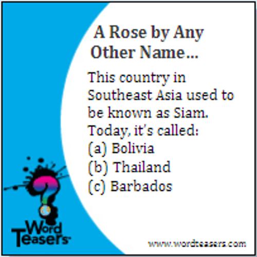 Word Teasers World Geography