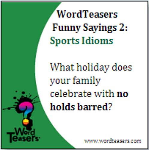 Word Teasers Sports Idioms