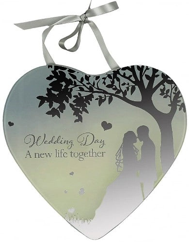 Mirror Plaque - Reflections Of The Heart - Wedding - Set of 6
