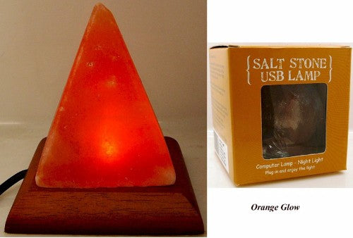 Salt Stone - Pyramid (Orange)