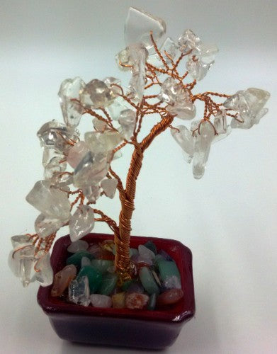 Gemstone Tree - Clear Quartz (Small)