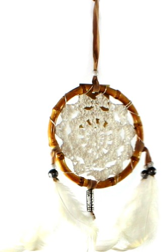 Dreamcatcher - Crochet Bamboo (White)