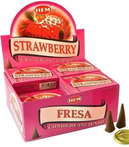 Incense Cones - HEM (Strawberry)