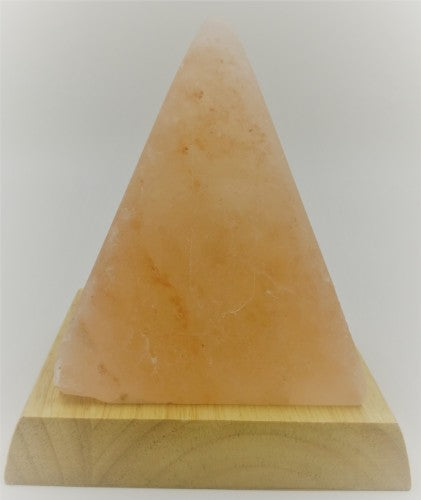 Salt Lamp - Pyramid (Orange - 10cm)
