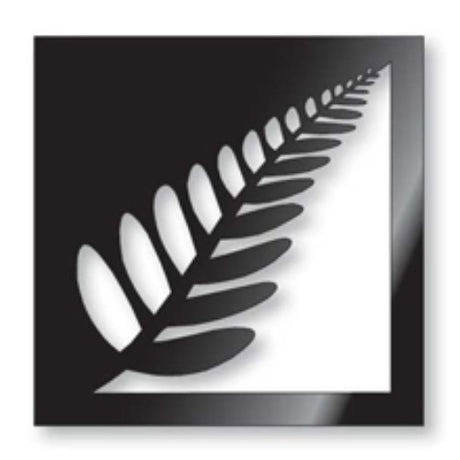 Silver Fern ACM Square Wall Art in sleek design, perfect for enhancing modern and rustic interiors.