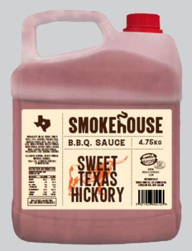 Smokehouse - Sauce Bbq Sweet Texas Hickory - 4.75KG
