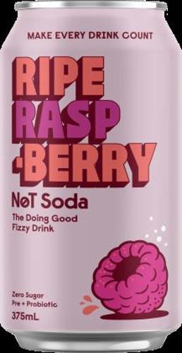 Lo Bros - Drink Not Soda Raspberry Can - 10X375ML