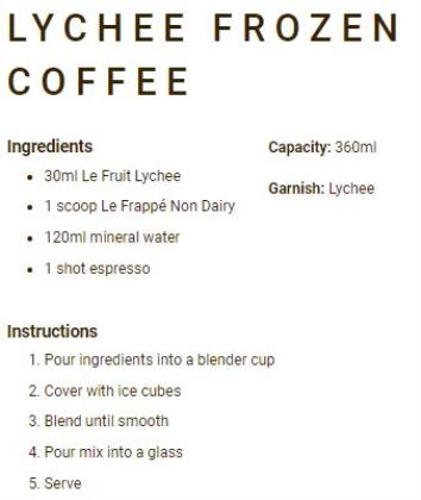 Monin - Puree Lychee - 1L