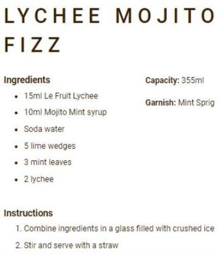 Monin - Puree Lychee - 1L