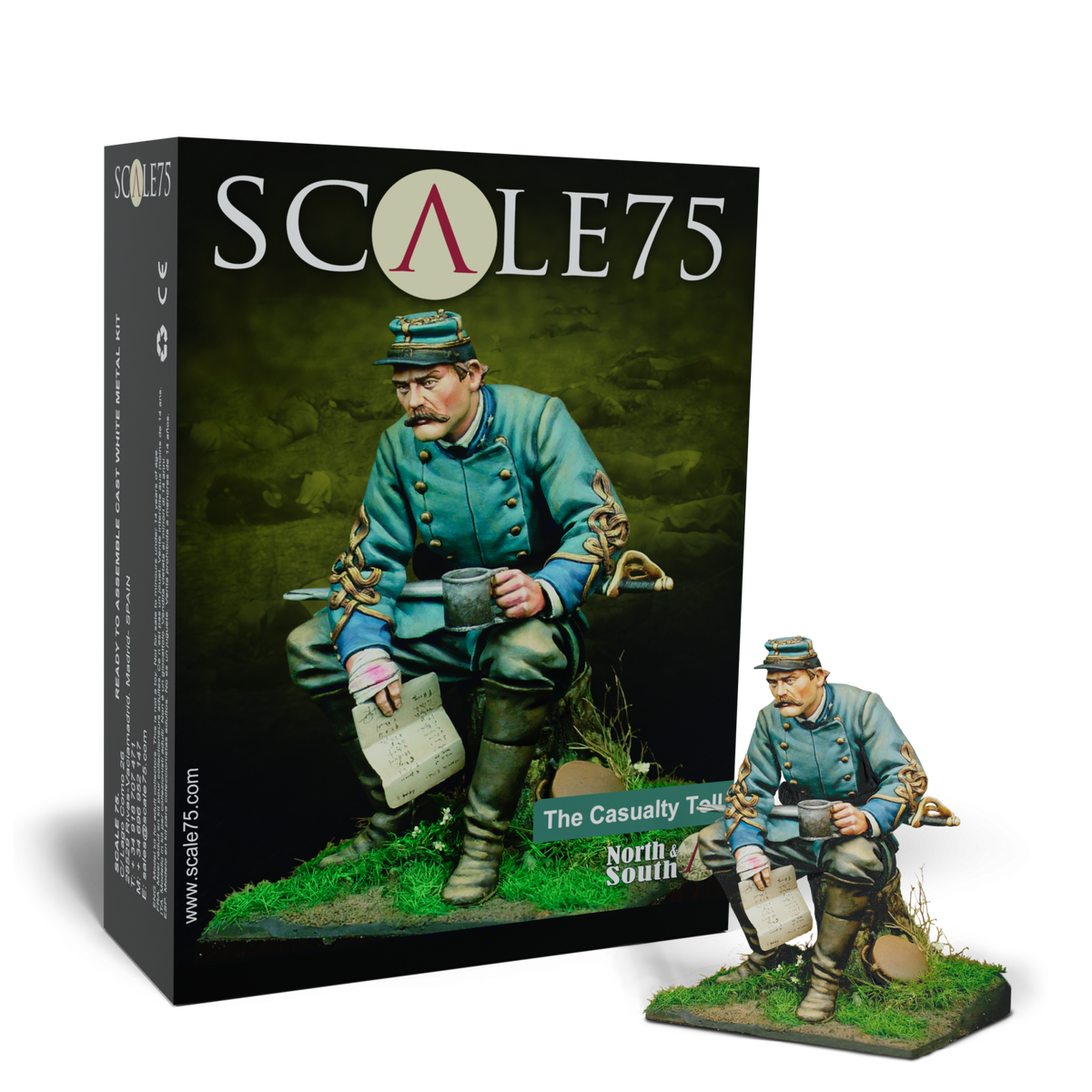 Scale 75 - Figures - North and South - Casualty Toll 75mm