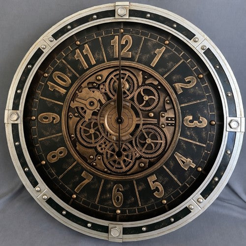 Gear Clock - Porthole (70cm)