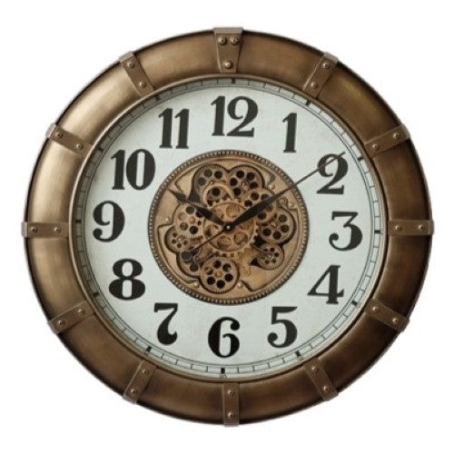Gear Clock - Bronze (80cm)