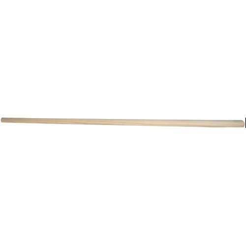 1.2m broom handle made from NZ pine, 28mm diameter, with ergonomic grip and tapered ends for effective sweeping.