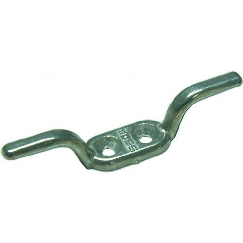 Moss Alloy Steel Cleat Hook, 110mm, durable zinc alloy fastener for securing awnings and marine applications.