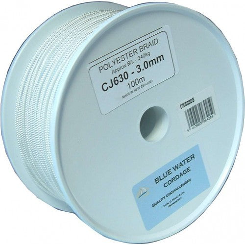 Braided Cord - Polyester Smth 4.0mm340bs 100m