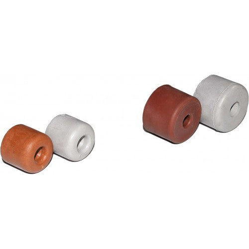 Door Stop R/Rubber Screw-On  40mm Large