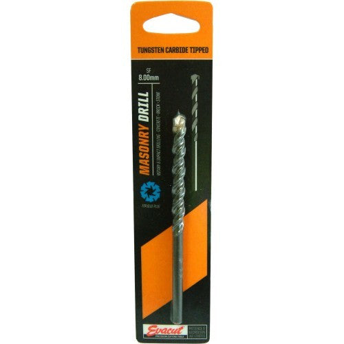 P&N Standard Fixing Masonry Drill with 100mm length and carbide tip for precise drilling in stone, masonry, and concrete.