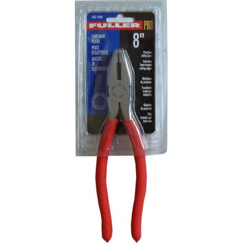 8-inch Combination Pliers with insulated grip, designed for gripping, cutting, and twisting wire safely and efficiently.