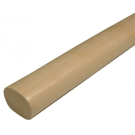 Durable 36-inch hardwood grubber handle from NZ, designed for comfort and effective gardening tasks.