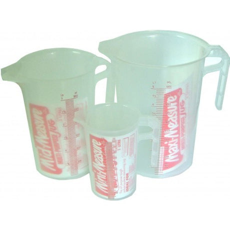 5-litre plastic container with measuring calibrations and a spill-proof spout, ideal for safe liquid storage.