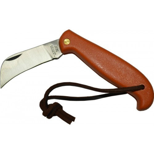 Ibberson Gardener Pocket Knife with orange handle and stainless steel blade, perfect for gardening and versatile tasks.