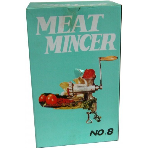 Hand Mincers No. 5: A compact, clamp-on kitchen tool for effortless mincing of meats, garlic, and vegetables.