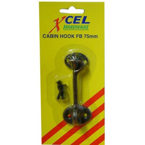 Elegant 100mm brass cabin hooks in rich Florentine bronze, perfect for securing sliding doors and enhancing decor.