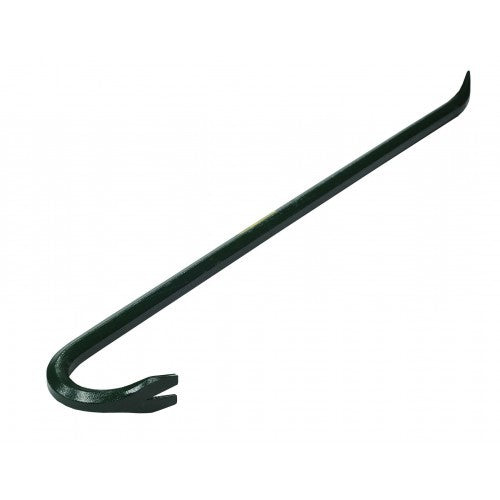 24-inch hexagonal ripping bar made of carbon steel, designed for demolition and heavy-duty construction tasks.