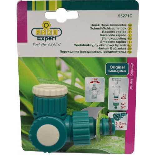 Raco Rt55/271c Tapnut with swivel joint for easy plumbing connections and maneuverability, perfect for DIY and professionals.