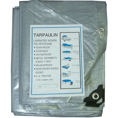 Tarpaulins -  Polyethylene   3.6x5 (12'x16')