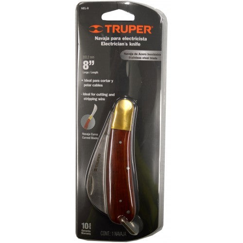 Pocket Knife Truper Curve Blade Electritan-Docking