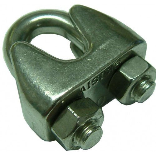 Premium stainless steel wire rope grip designed for 2mm ropes, ensuring durability and corrosion resistance for reliable performance.