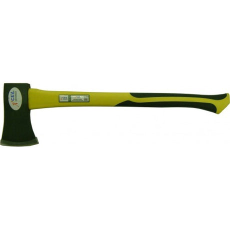 Lightweight Axes Xcel Dayton Pattern Axe with 2.5lbs forged steel head and ergonomic fiberglass handle for versatile outdoor use.