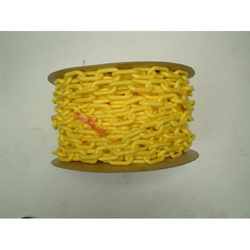 Plastic Chain 8mm X 25 Metre Reel Yellow