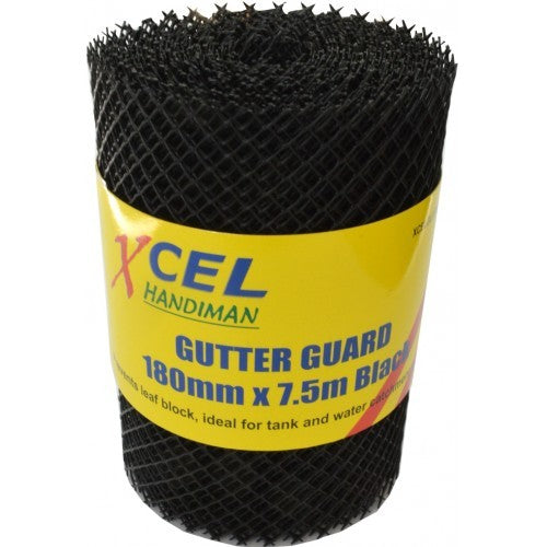 Xcel Gutter Guard 180mm x 7.5m protects gutters from debris, ensuring a clean and efficient drainage system for homes.