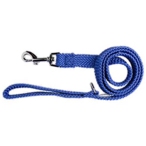 Double Nylon Webbing Dog Lead – Beau Pets 20mm x 90cm Blue