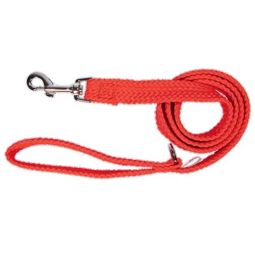 Double Nylon Webbing Dog Lead – Beau Pets 20mm x 90cm Red