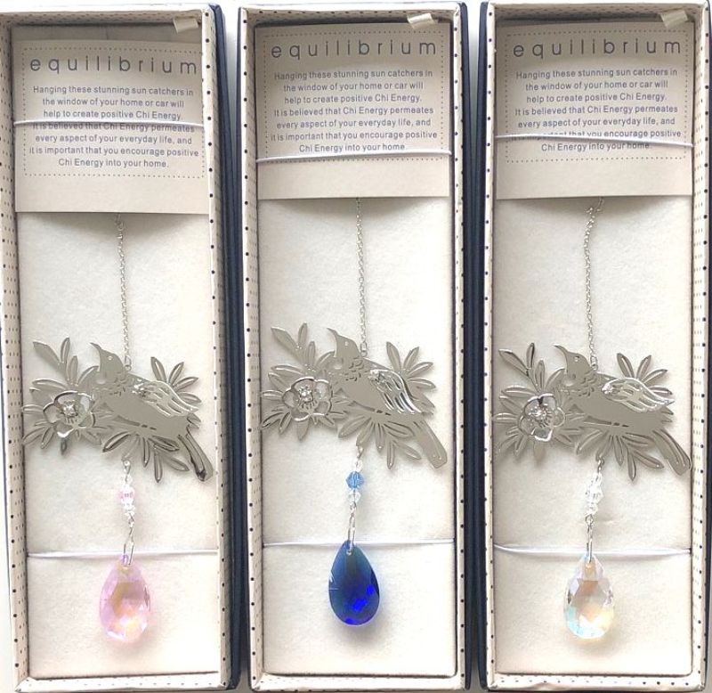 Suncatcher - Equilibrium 3D NZ Tui/Manuka (Set of 3)