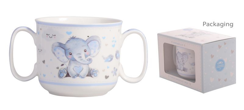 Boys' Mug - Baby Elephant (Set of 2)