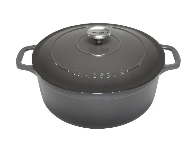 Round French Oven - Chasseur 24cm/4lt (Caviar)