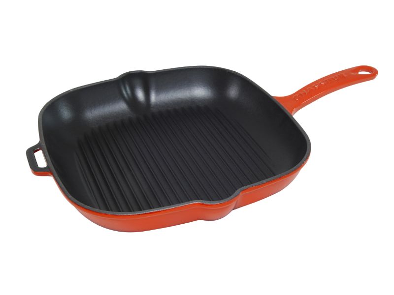 Square Grill - 25cm (Inferno Red)